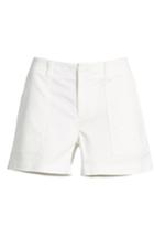 Women's Nordstrom Signature Patch Pocket Shorts - White