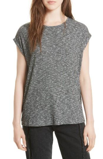Women's Rag & Bone Knot Back Tee, Size - White
