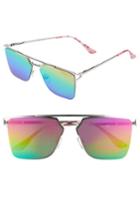 Women's Circus By Sam Edelman 56mm Flat Top Sunglasses - Pink