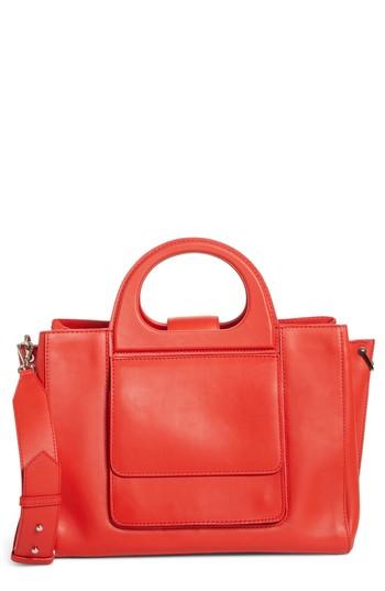 Max Mara Medium Grace Leather Tote - Orange