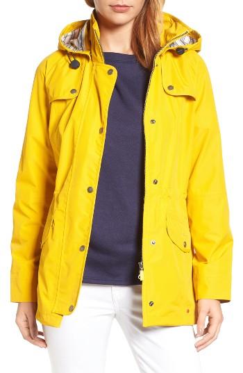 Women's Barbour Trevose Waterproof Hooded Jacket Us / 6 Uk - Yellow |  LookMazing