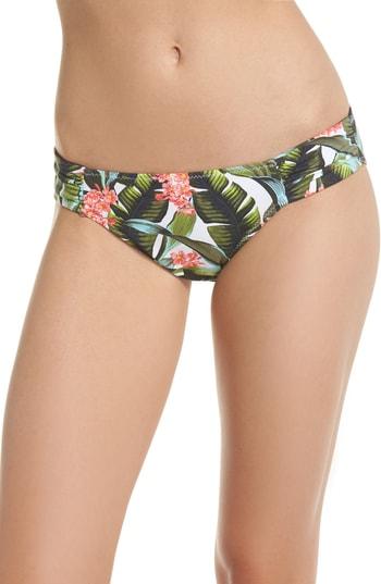 Women's Tommy Bahama Reversible Shirred Hipster Bikini Bottoms - Green