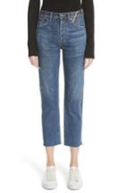 Women's Jean Atelier Hunter Side Zip Crop Jeans - Blue