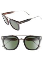 Women's Tom Ford Alex 51mm Sunglasses - Black/ Green