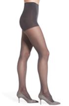 Women's Dkny Light Opaque Control Top Tights, Size - Grey