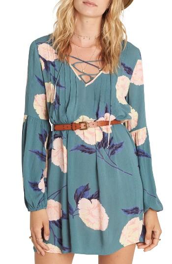 Women's Billabong Just Like You Lace-up Shift Dress