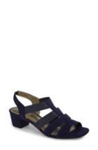 Women's David Tate Delight Slingback Cage Sandal .5 M - Blue