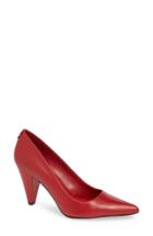 Women's Calvin Klein Icey Nappa Cone Heel Pump
