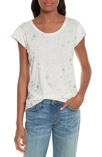 Women's Joie Dillon Foil Print Tee - White