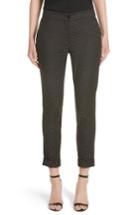 Women's Etro Dot Wool Blend Crop Pants Us / 42 It - Black