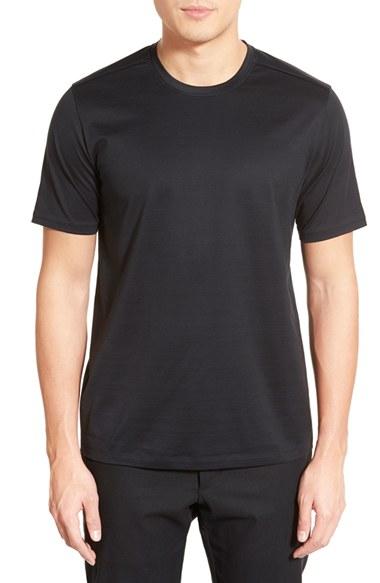 Men's Calibrate Mercerized Cotton Jersey T-shirt - Black