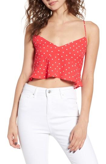 Women's Afrm Kyla Crop Top - Red