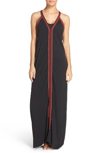 Women's Elan Cover-up Maxi Dress - Black