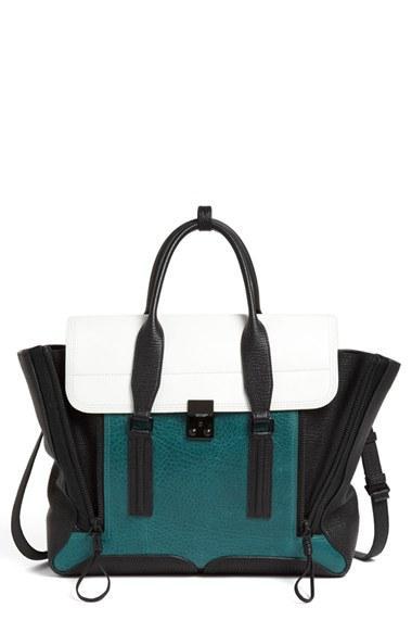 3.1 Phillip Lim 'pashli' Colorblock Leather Crossbody Satchel (nordstrom