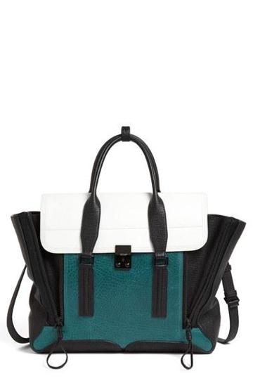 3.1 Phillip Lim 'pashli' Colorblock Leather Crossbody Satchel (nordstrom