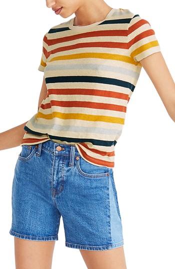 Women's Madewell Lo-fi Shrunken Tee, Size - White