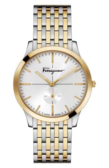 Men's Salvatore Ferragamo Slim Formal Bracelet Watch, 40mm
