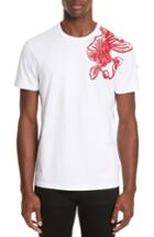 Men's Moncler Embroidered Koi Fish T-shirt - White