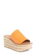 Women's Chloe Camille Cork Platform Sandal Us / 35eu - Orange