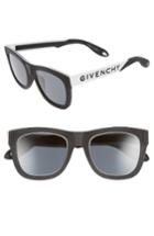 Men's Givenchy 52mm Gradient Lens Sunglasses - Black White