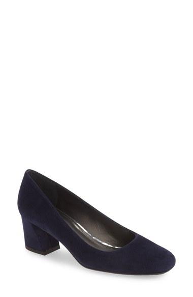 Women's Stuart Weitzman 'marymid' Pump M - Blue
