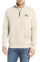 Men's Tommy Bahama 'classic Aruba' Original Fit Half Zip Sweater - White