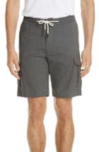 Men's Eleventy Stretch Wool Cargo Shorts - Grey