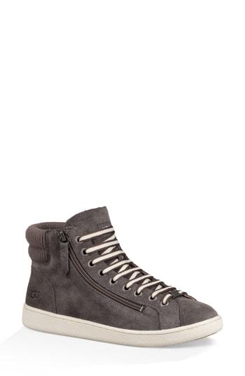 Women's Ugg Olive High Top Sneaker M - Grey