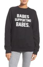 Women's Brunette Babes Supporting Babes Lounge Sweatshirt