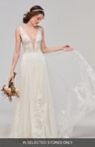 Women's Willowby Philomena Deep V-neck Tulle Gown