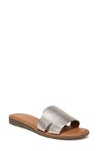 Women's Sarto By Franco Sarto Ginelle Slide Sandal .5 M - Metallic