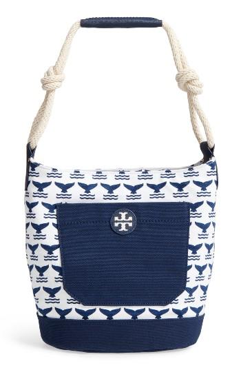 Tory Burch Nautical Canvas Hobo -
