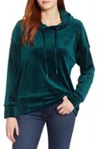 Women's Caslon Off Duty Velour Hoodie