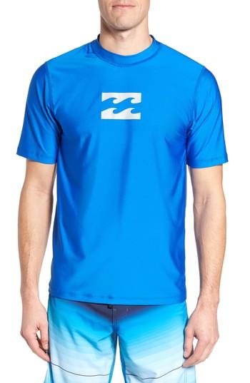 Men's Billabong All Day Wave Wet Shirt - Blue