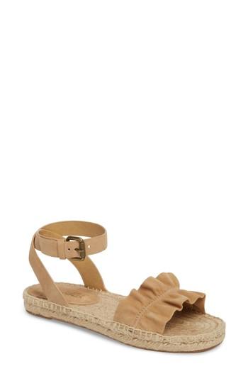Women's Splendid Becca Ruffled Espadrille Sandal M - Grey