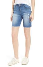Women's Wit & Wisdom Flex-ellent High Rise Denim Shorts - Blue