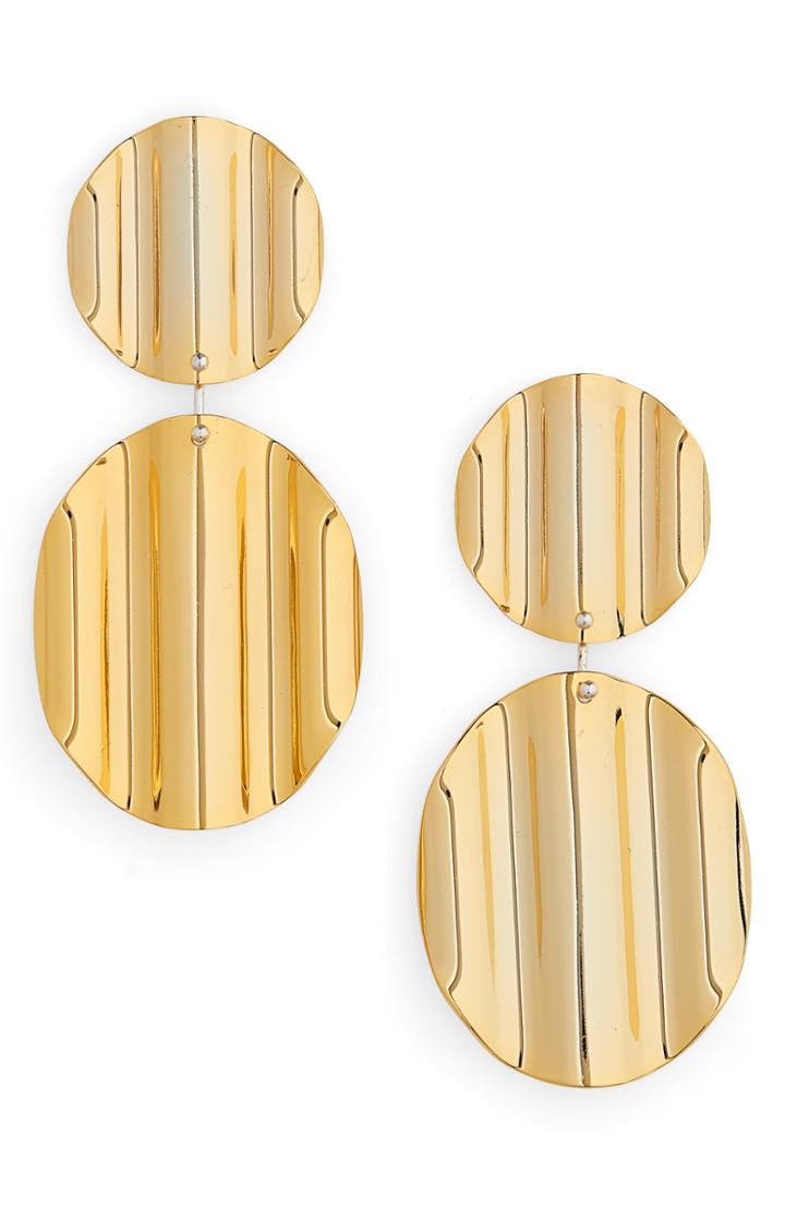 Women's J.crew Rippled Pebble Earrings
