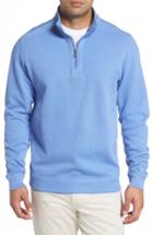 Men's Cutter & Buck Bayview Quarter Zip Pullover - Purple