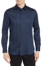 Men's Ted Baker London Crazee Slim Fit Stretch Sport Shirt (l) - Blue