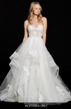 Women's Hayley Paige Chantelle Strapless Lace & Tulle Ballgown