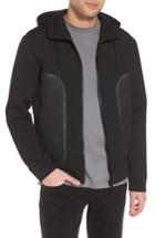 Men's Antony Morato Hooded Fleece Jacket - Black