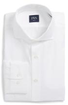 Men's John W. Nordstrom Trim Fit Solid Dress Shirt .5 - White