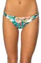 Women's O'neill X Natalie Off Duty Viva Crisscross Tab Side Bikini Bottoms - Green