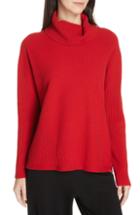Women's Eileen Fisher Cashmere Turtleneck Top - Brown