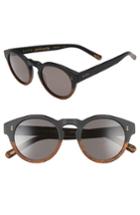 Women's Raen Parkhurst 49mm Sunglasses - Matte Black/ Burlwood