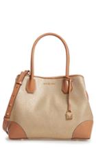 Michael Michael Kors Medium Mercer Gallery Canvas Satchel - Metallic