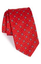 Men's Robert Talbott Geometric Silk Tie, Size - Red