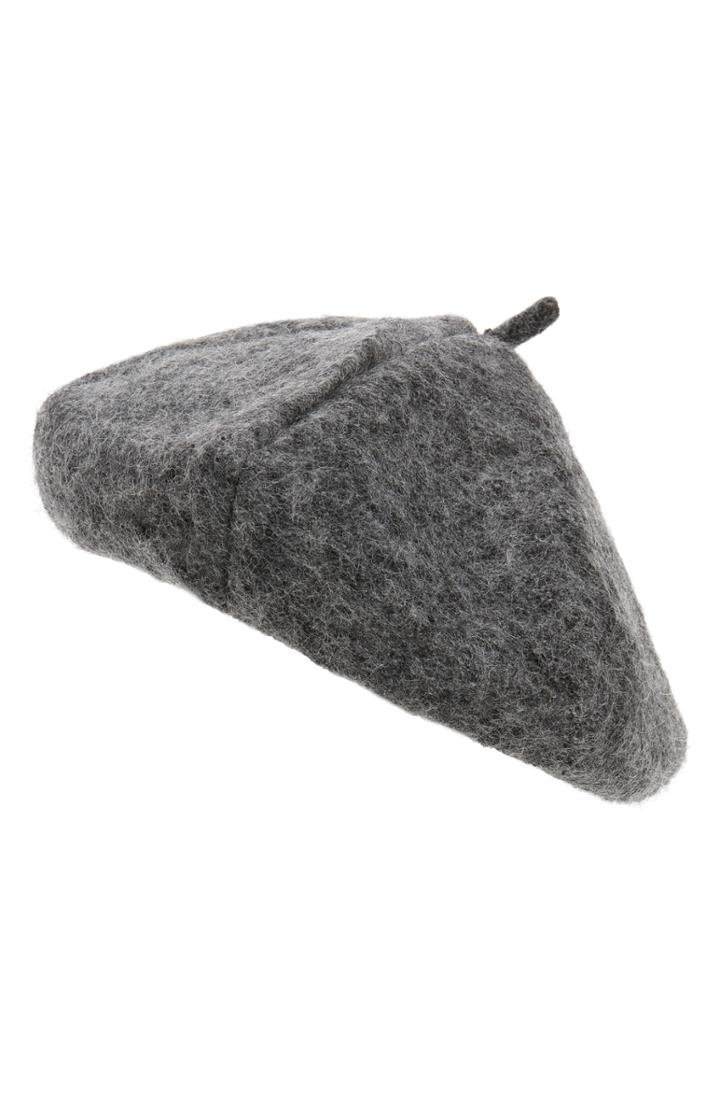 Women's Trouve Heathered Beret - Grey