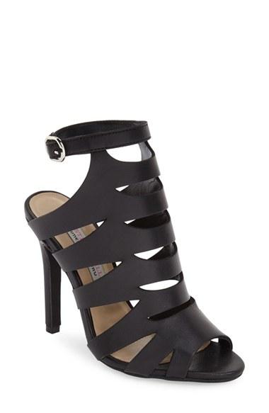 Women's Kristin Cavallari 'poppy' Cage Sandal .5 M - Black