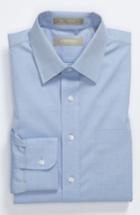 Men's Nordstrom Men's Shop Smartcare(tm) Traditional Fit Dress Shirt 32 - Blue